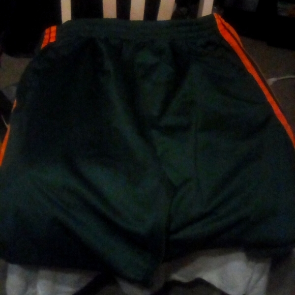 Men Track pants Orange & green authentic Steve &Barry University sportswear - Picture 4 of 7